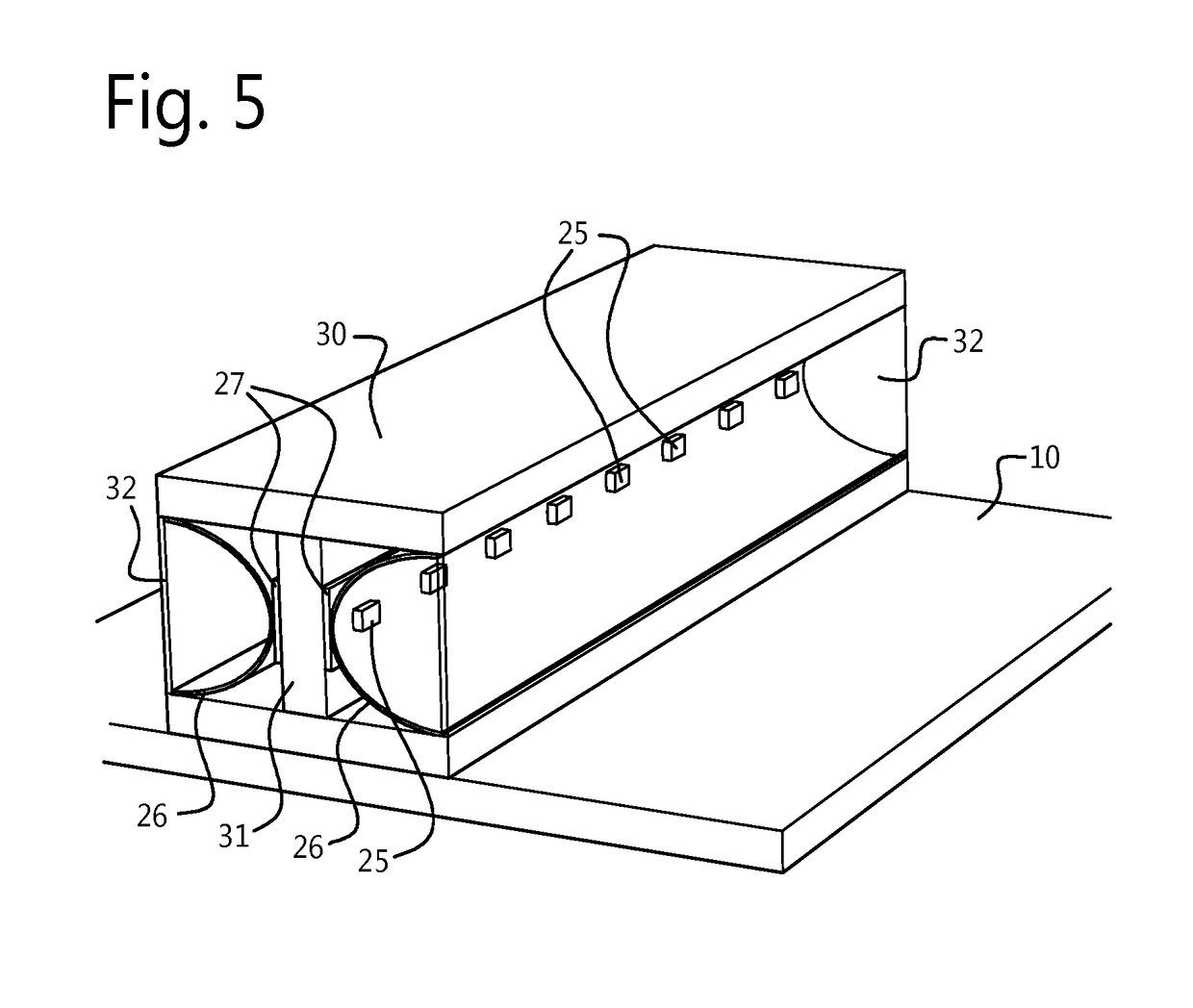 Assembly of a buoyancy module and an Anti-fouling system