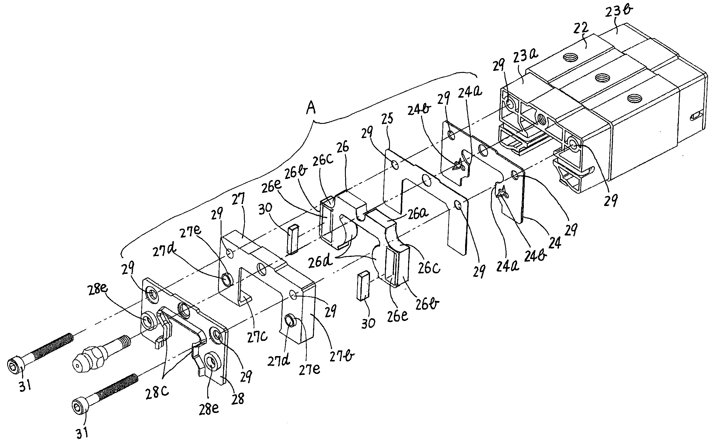 Lubricating Member For Linear Motion Rolling Guide Unit And Slider For Linear Motion Rolling Guide Unit