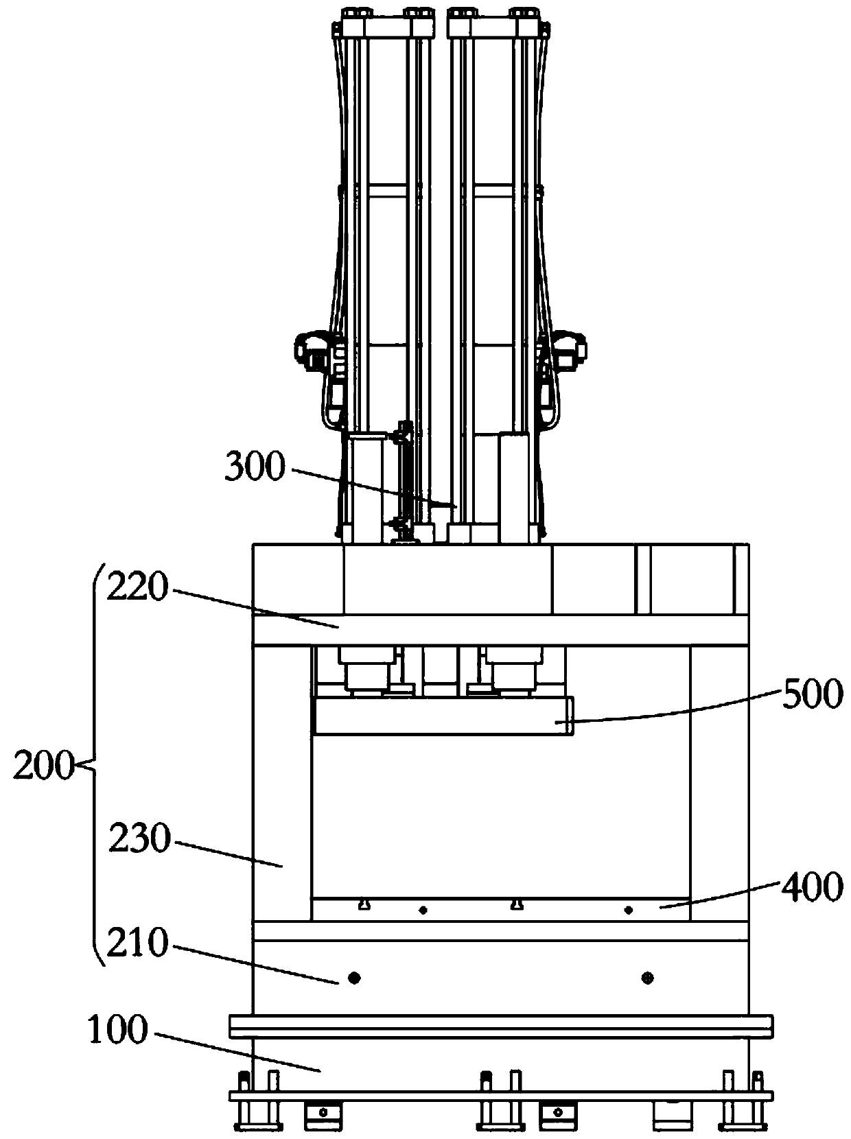 Dual-drive riveting machine