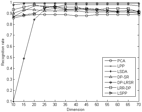 Image classification method based on low-rank sparse representation