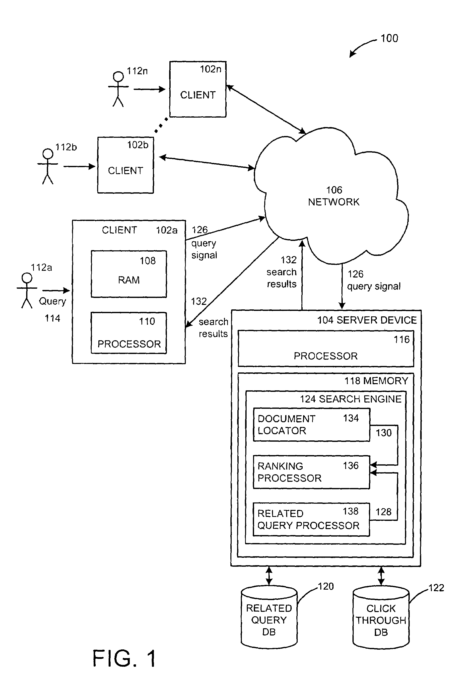 Methods and systems for improving a search ranking using related queries