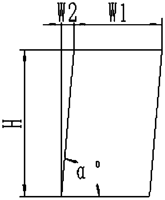 Machining method for neodymium iron boron inclined tile magnetic sheets