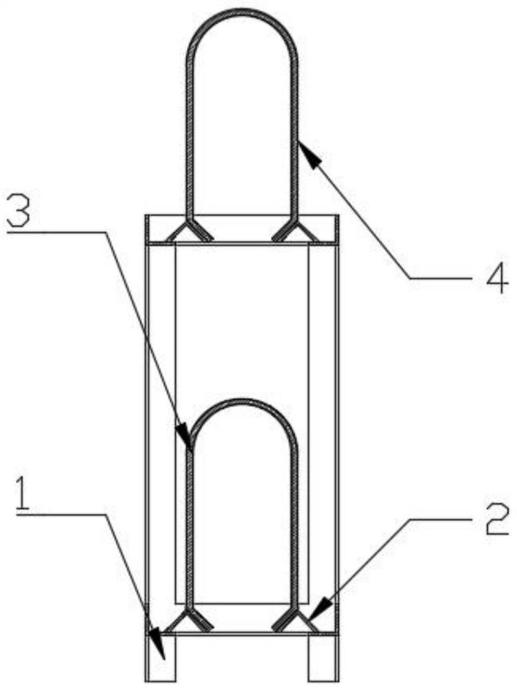 Integrated connecting disc storage rack