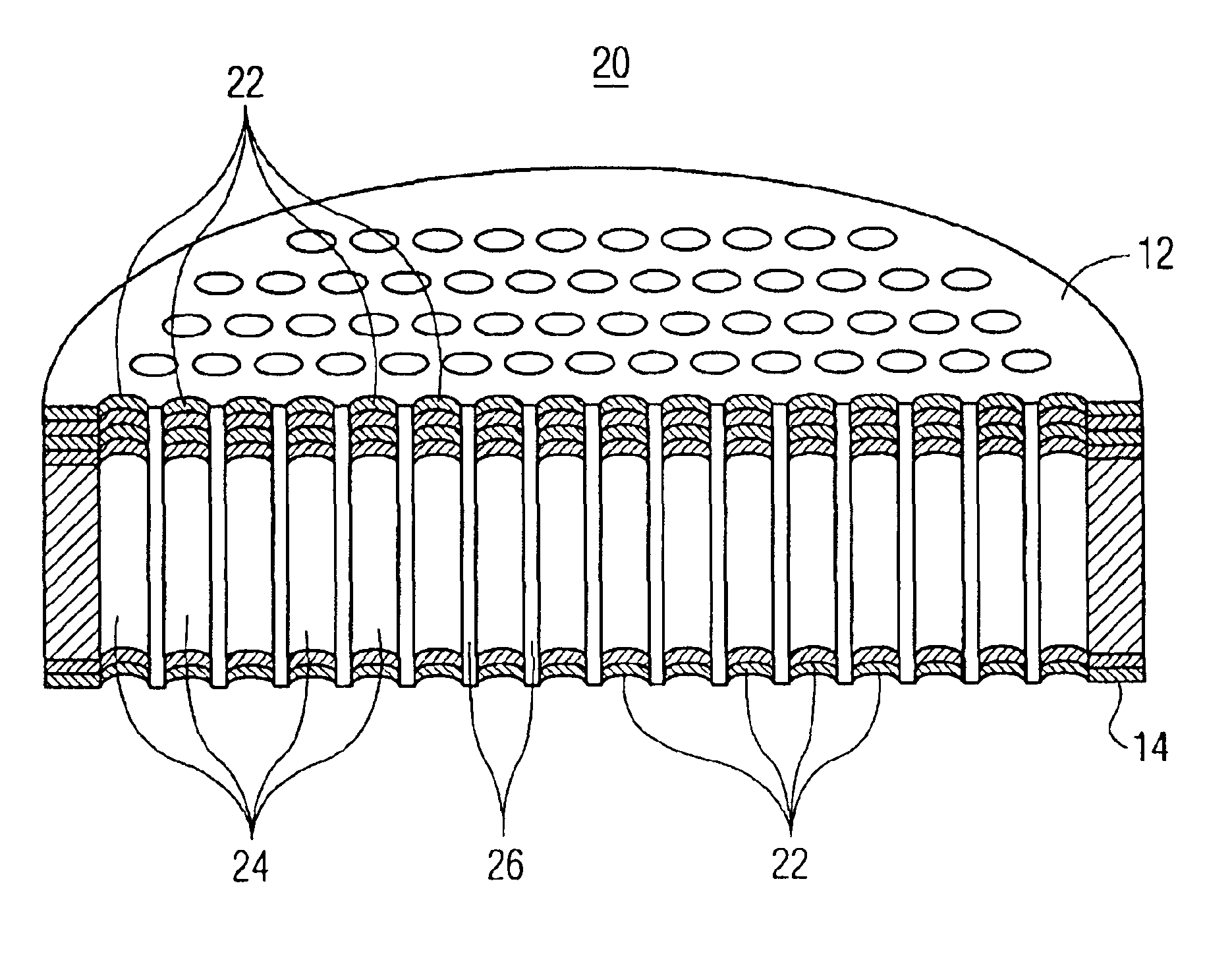 Microchannel plate having microchannels with deep funneled and/or step funneled openings and method of manufacturing same