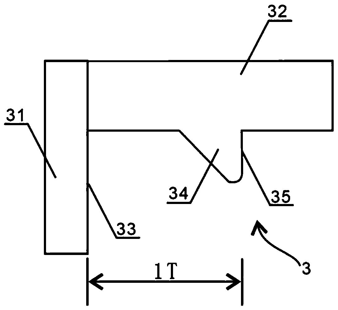 Caliper gauge and method for controlling starting point of thread by using same