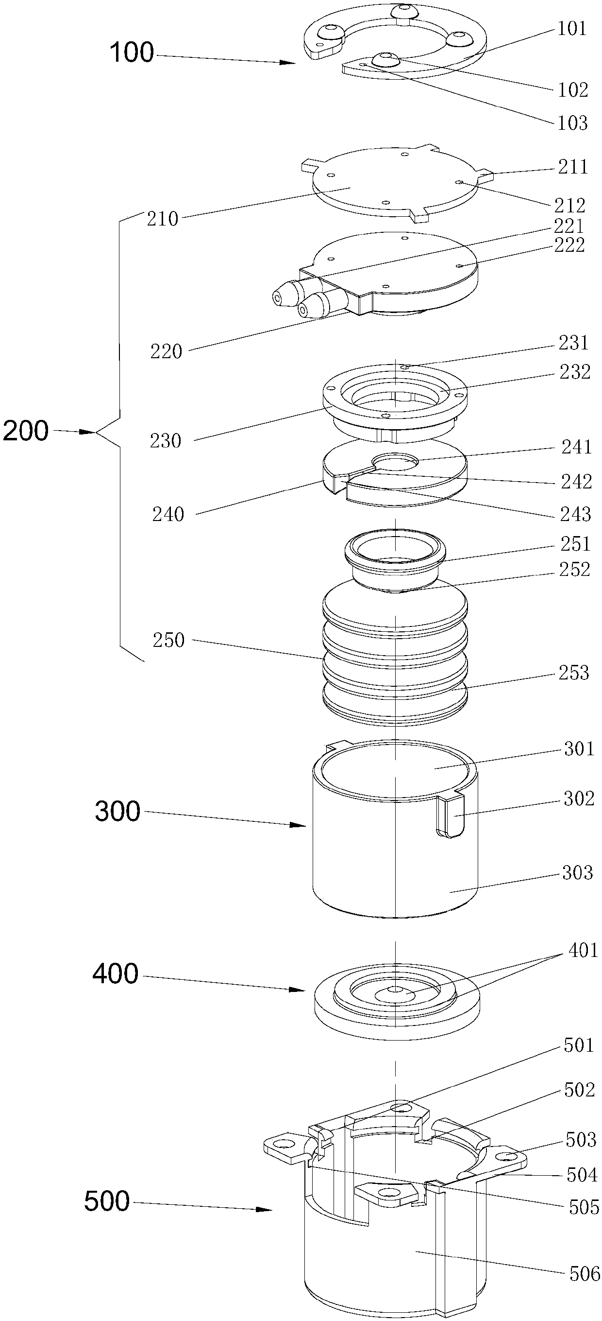 Washing machine with automatic leveling function