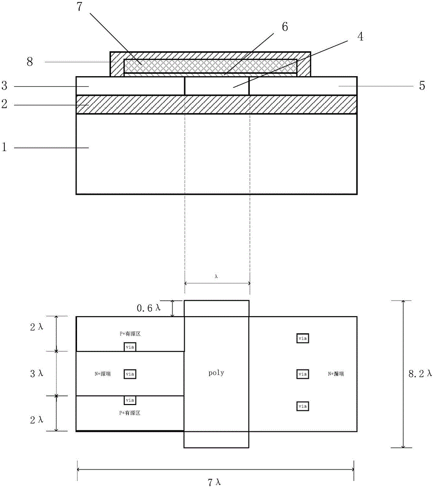 Novel anti-radiation device structure