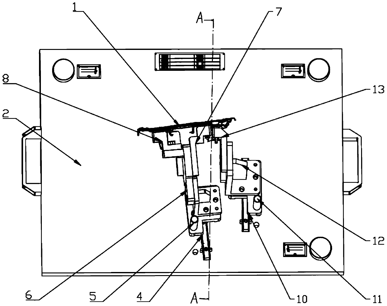 Hinge detection device of oil filling hole cover