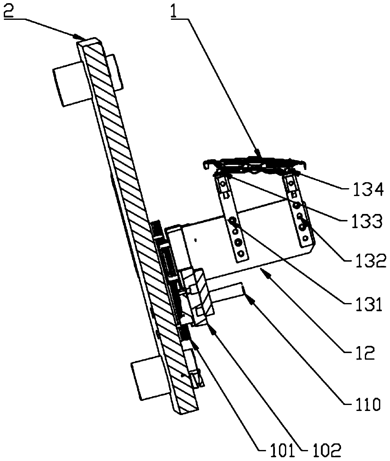 Hinge detection device of oil filling hole cover