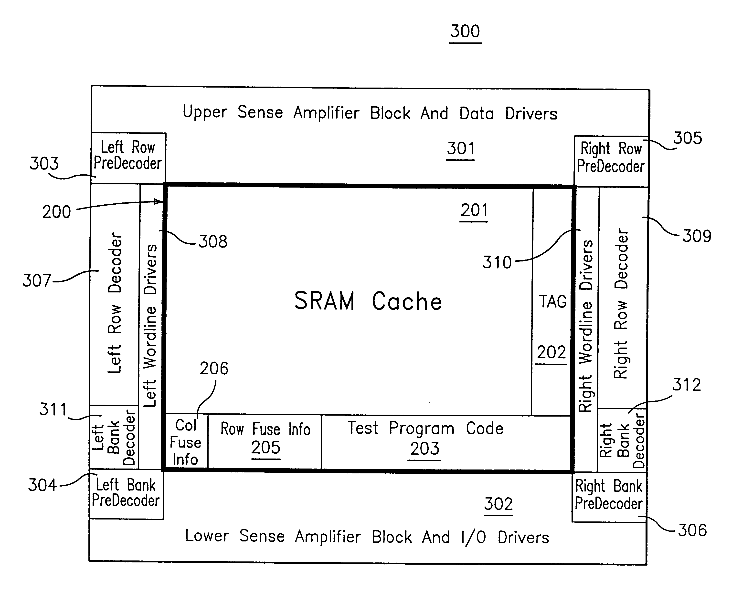 Unified SRAM cache system for an embedded DRAM system having a micro-cell architecture