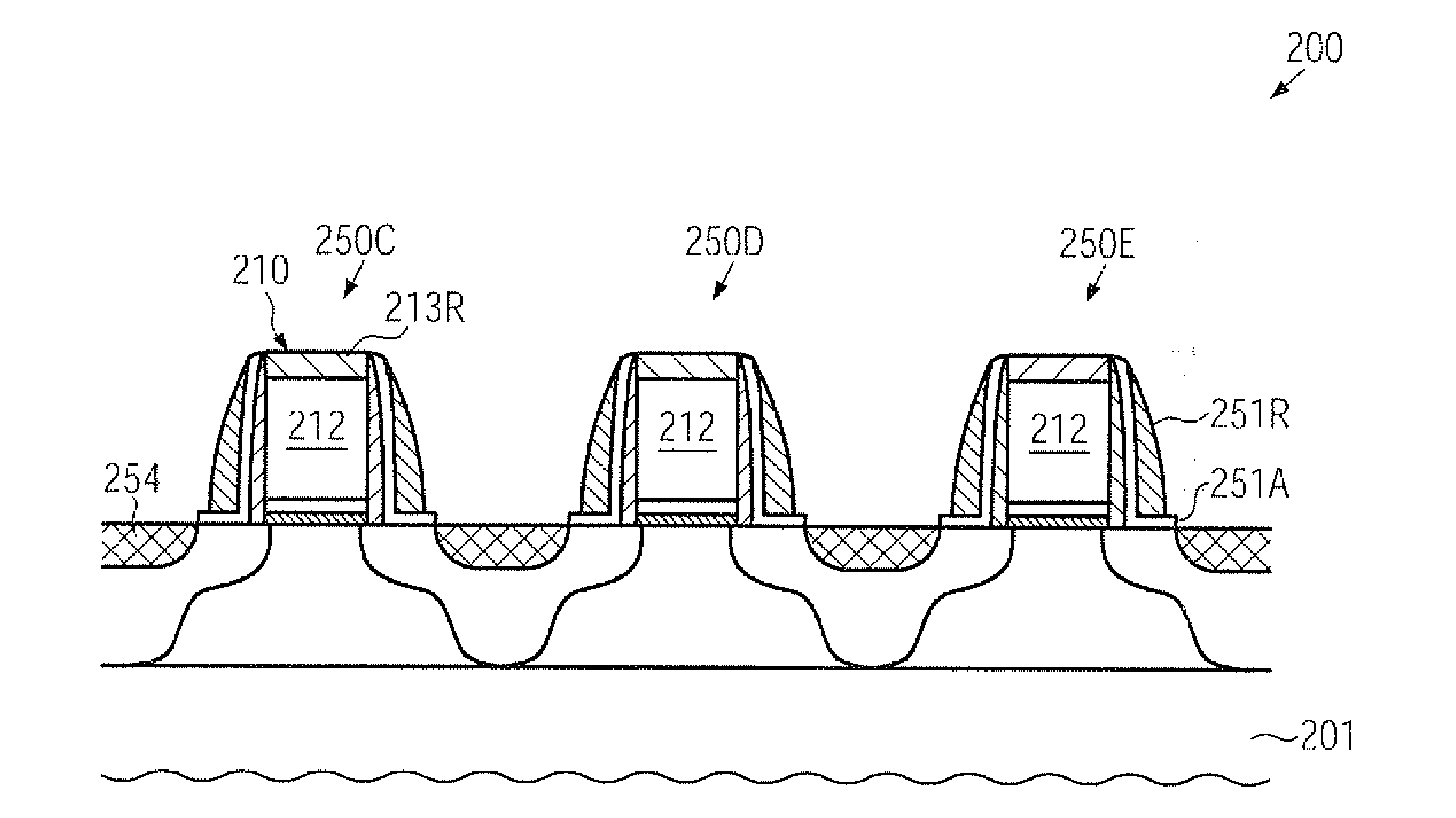 Cap layer removal in a high-k metal gate stack by using an etch process