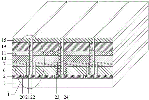 Laminated thin film solar cell and manufacturing method thereof