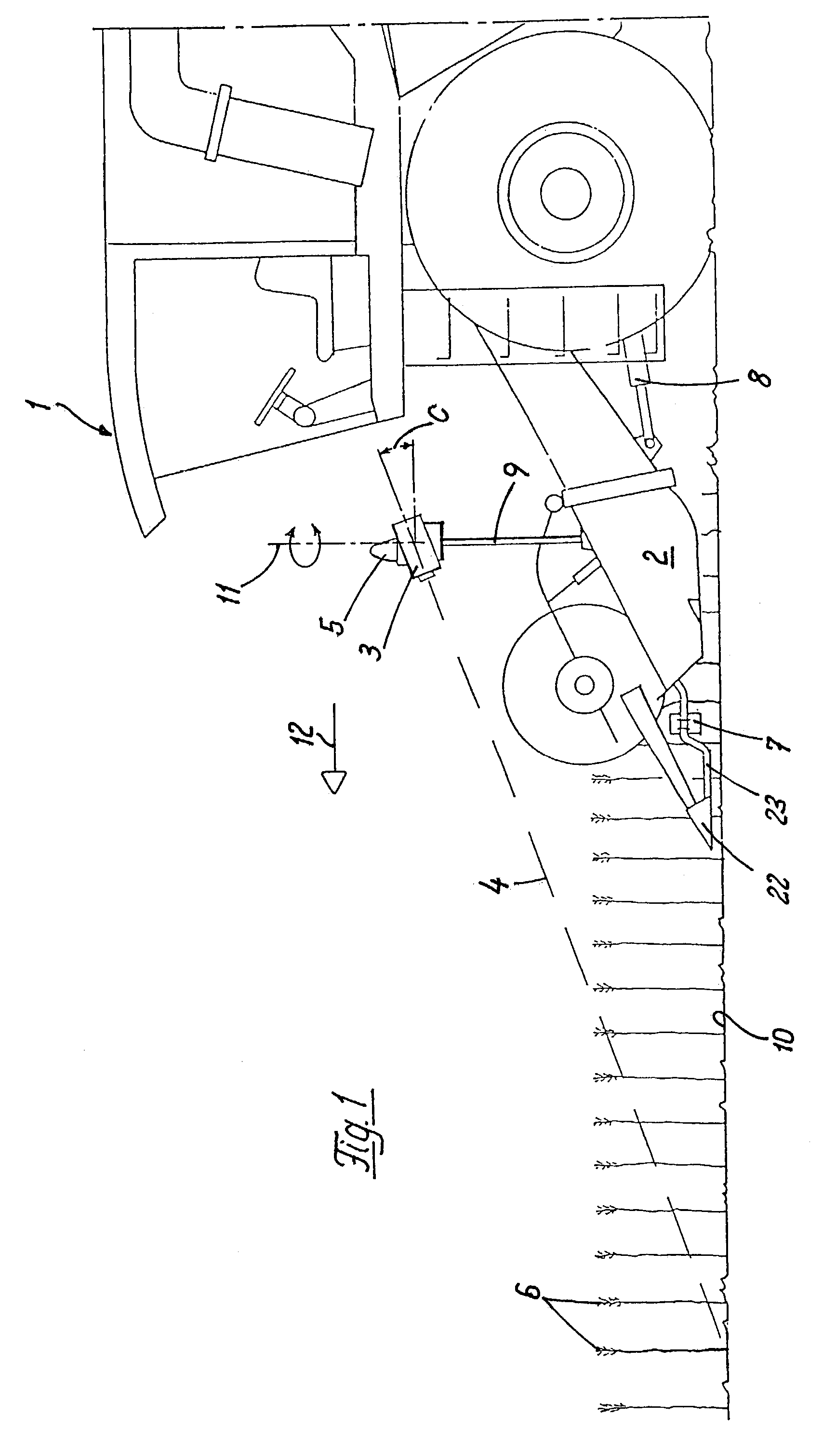 Agricultural machine with a guidance system