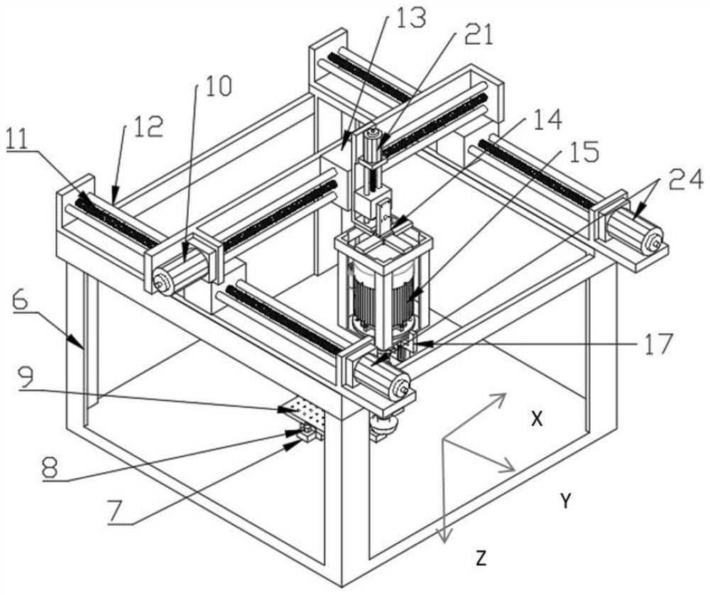 Equipment and process for removing burrs from group holes