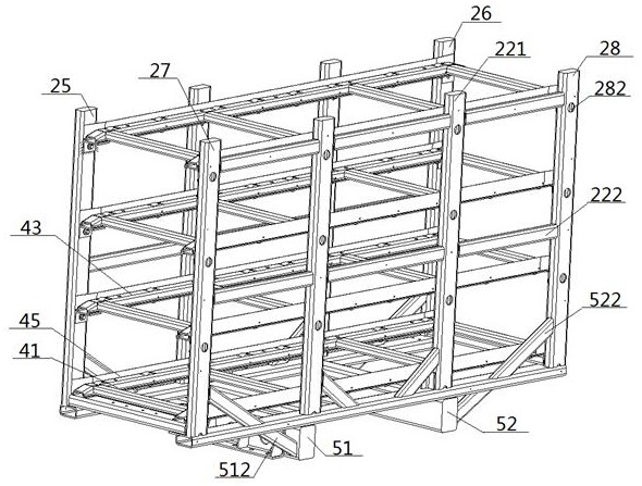 Side-entry energy storage battery arrangement structure