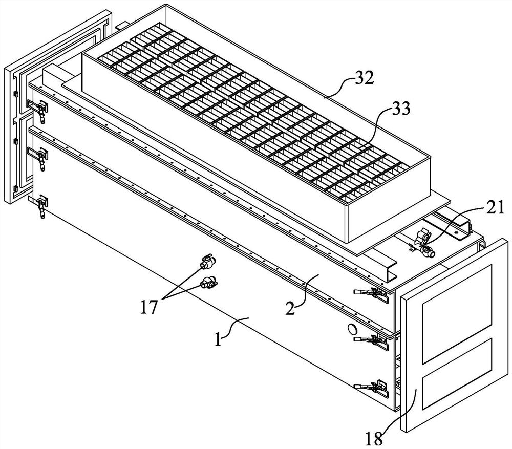 A battery acid addition and chemical formation system