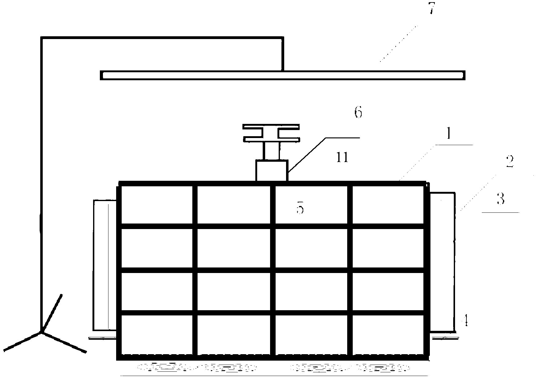 Soil slope multi-field coupling simulation testing device