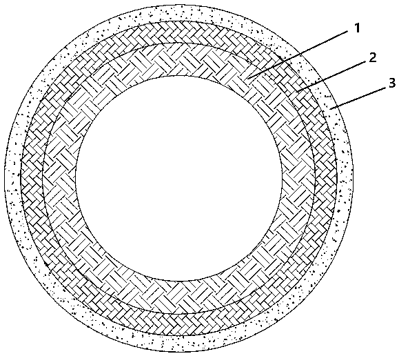 Nuclear fuel cladding pipe and preparation method thereof