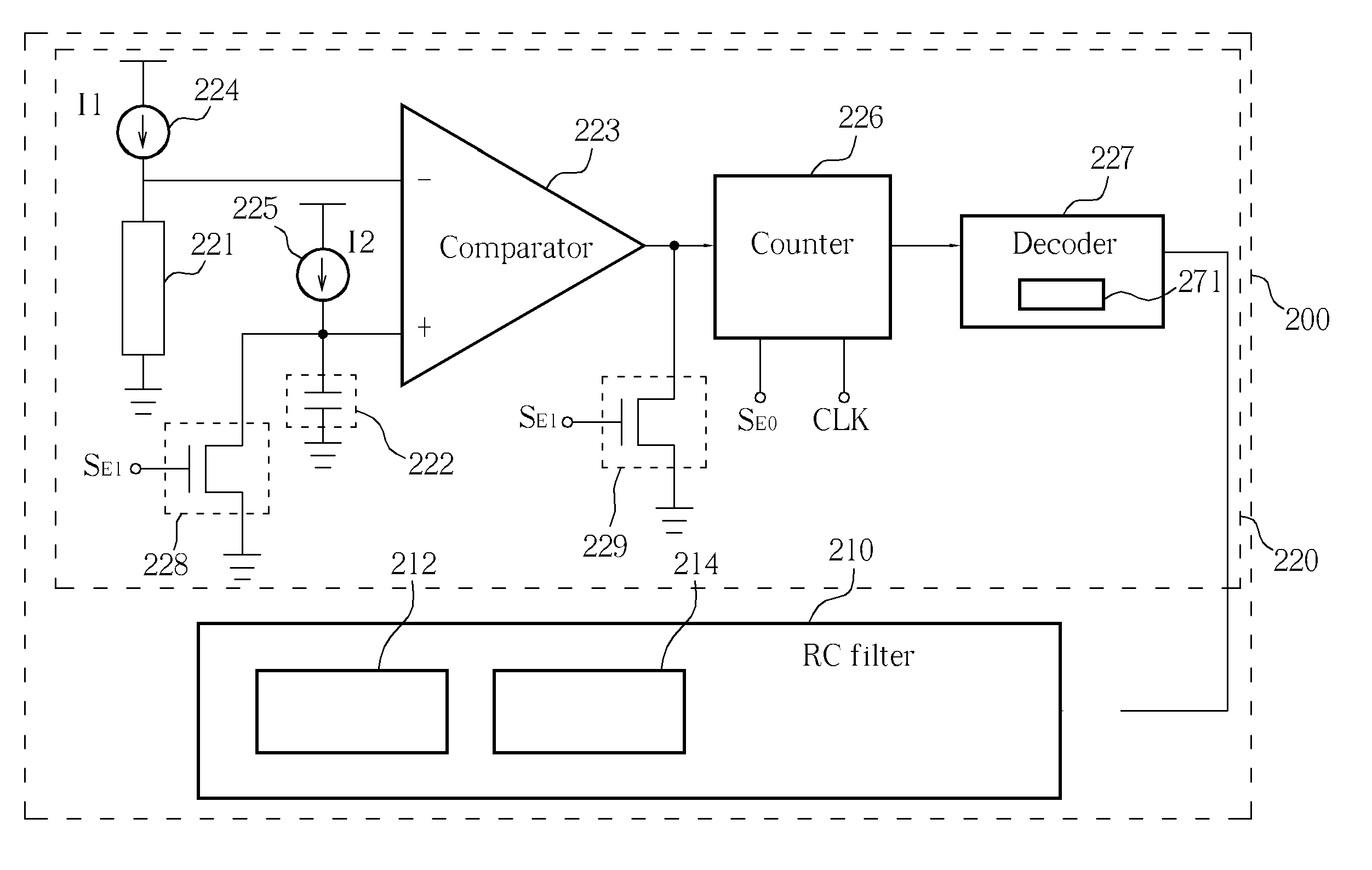 Global Automatic RC Time Constant Tuning Circuit and Method for on Chip RC Filters