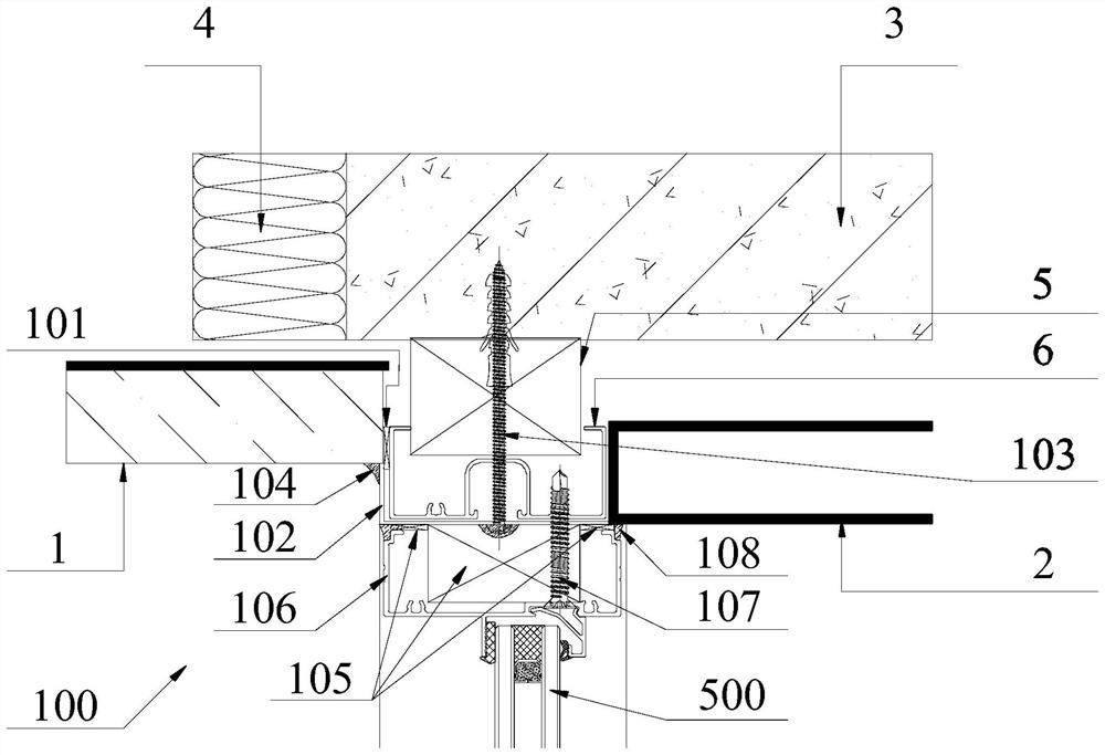 Transformation method and structure of existing building window