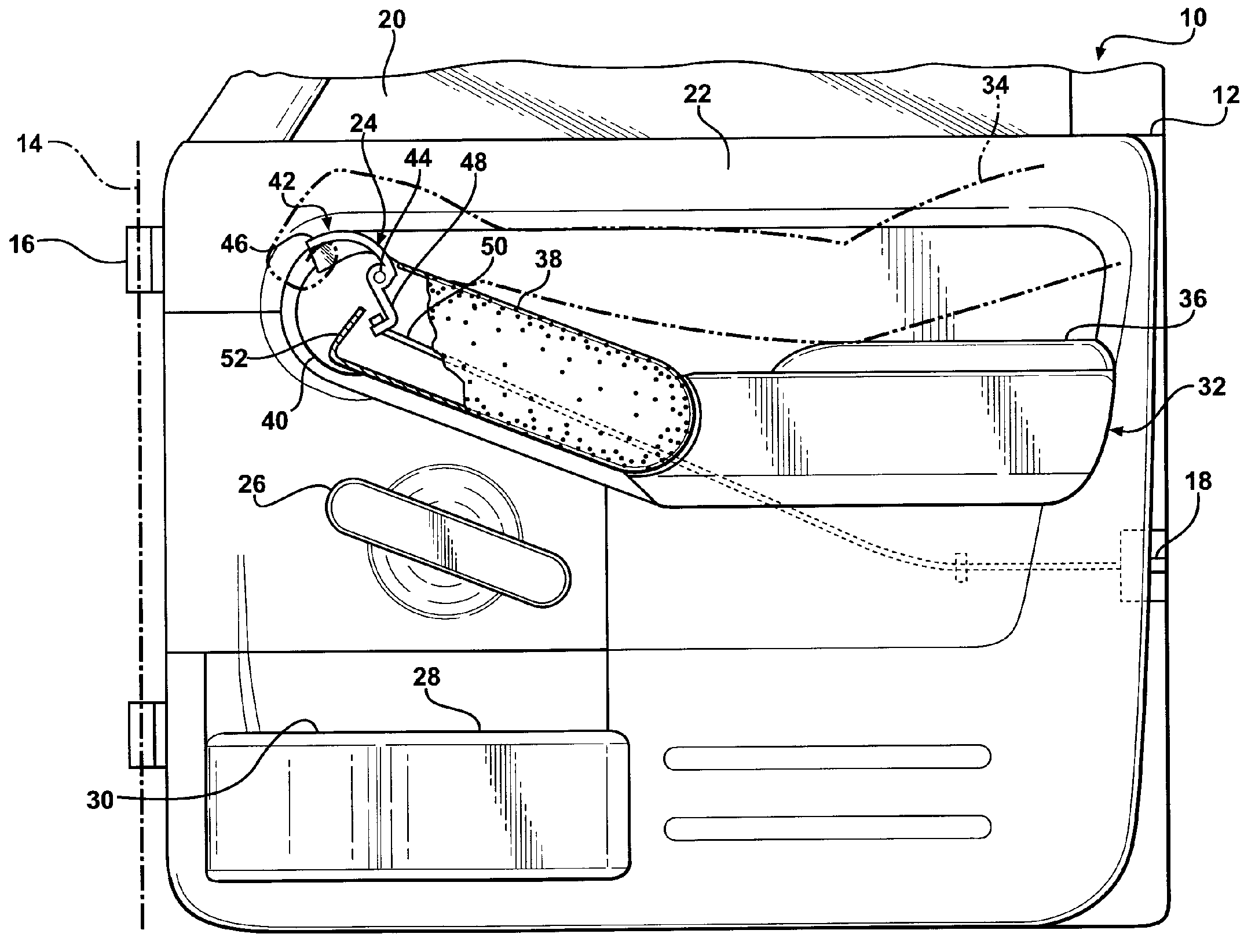 Automotive door assembly