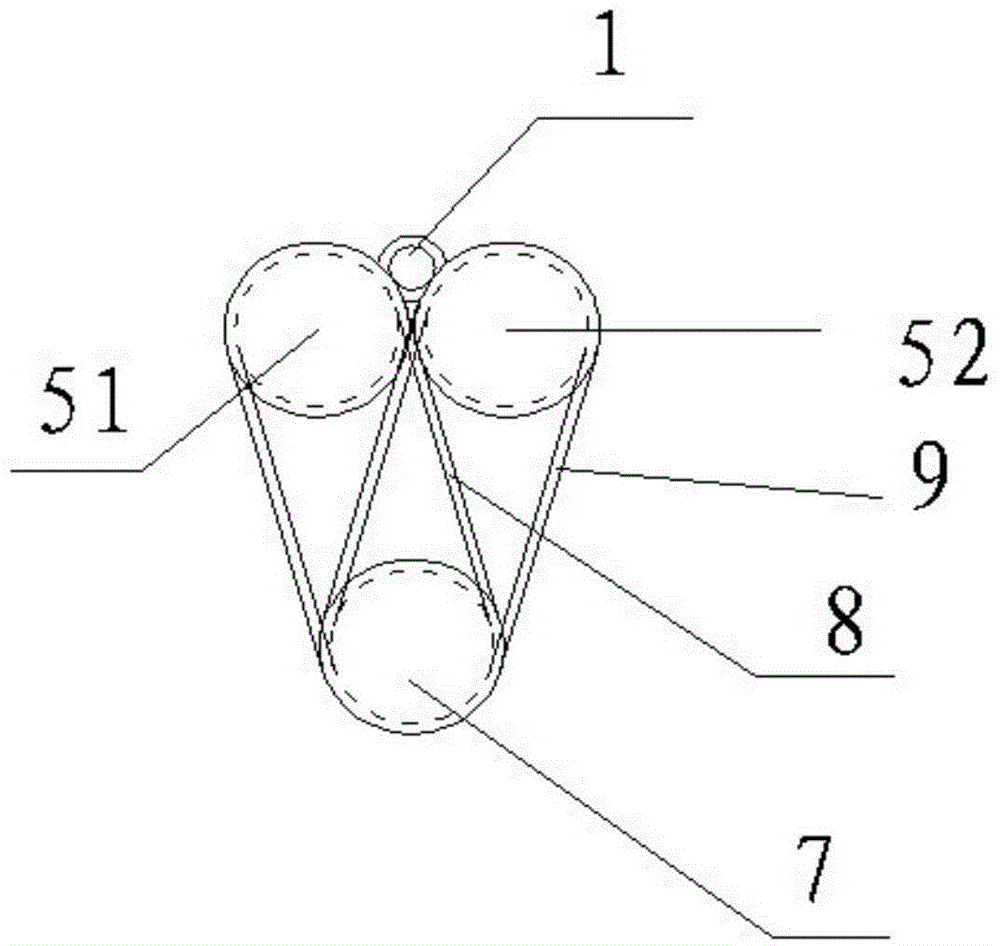 Heat treatment device for torsion bar of car transmission system