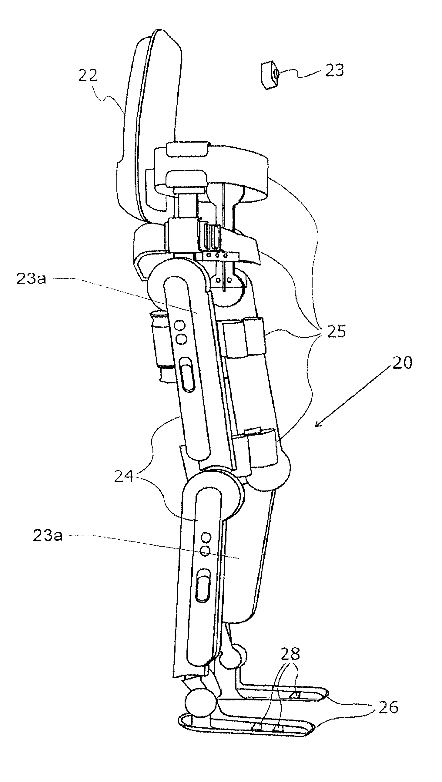 Locomotion assisting device and method