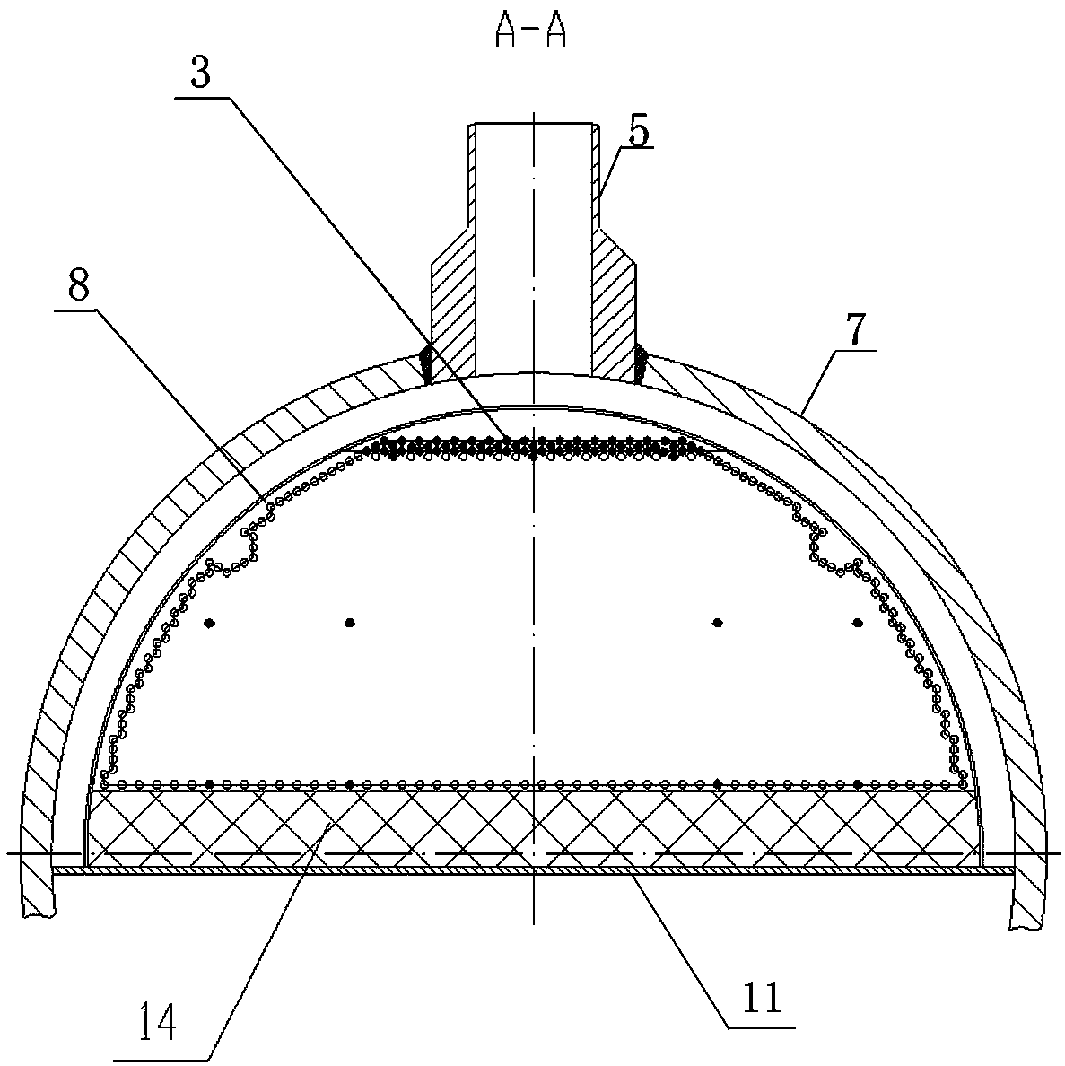 Superheat segment structure increasing input rate of high-pressure heater