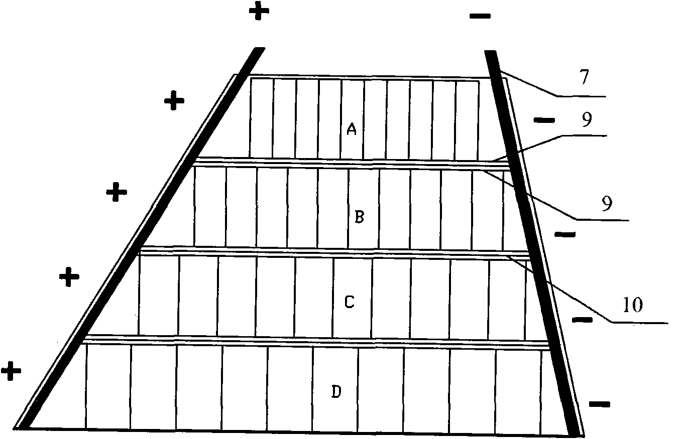 Special-shaped solar photovoltaic curtain wall glass and manufacturing method thereof