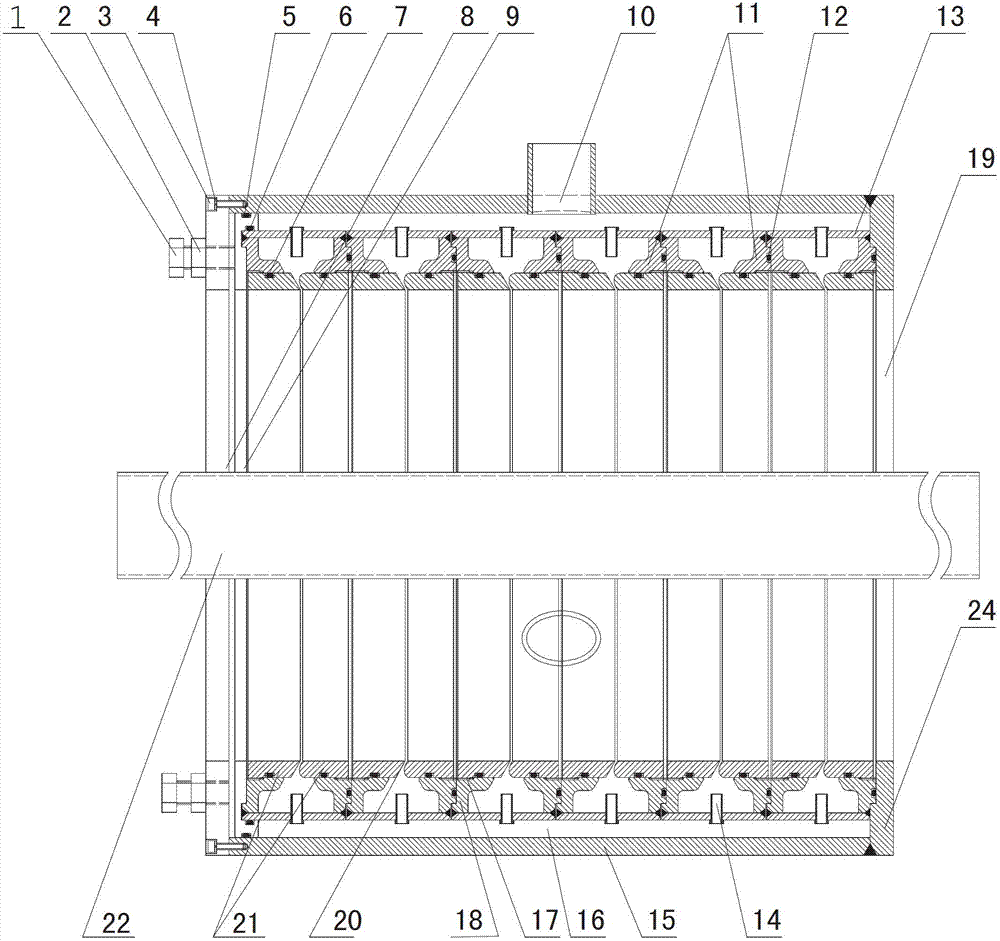 Super high-speed quenching device for steel tube