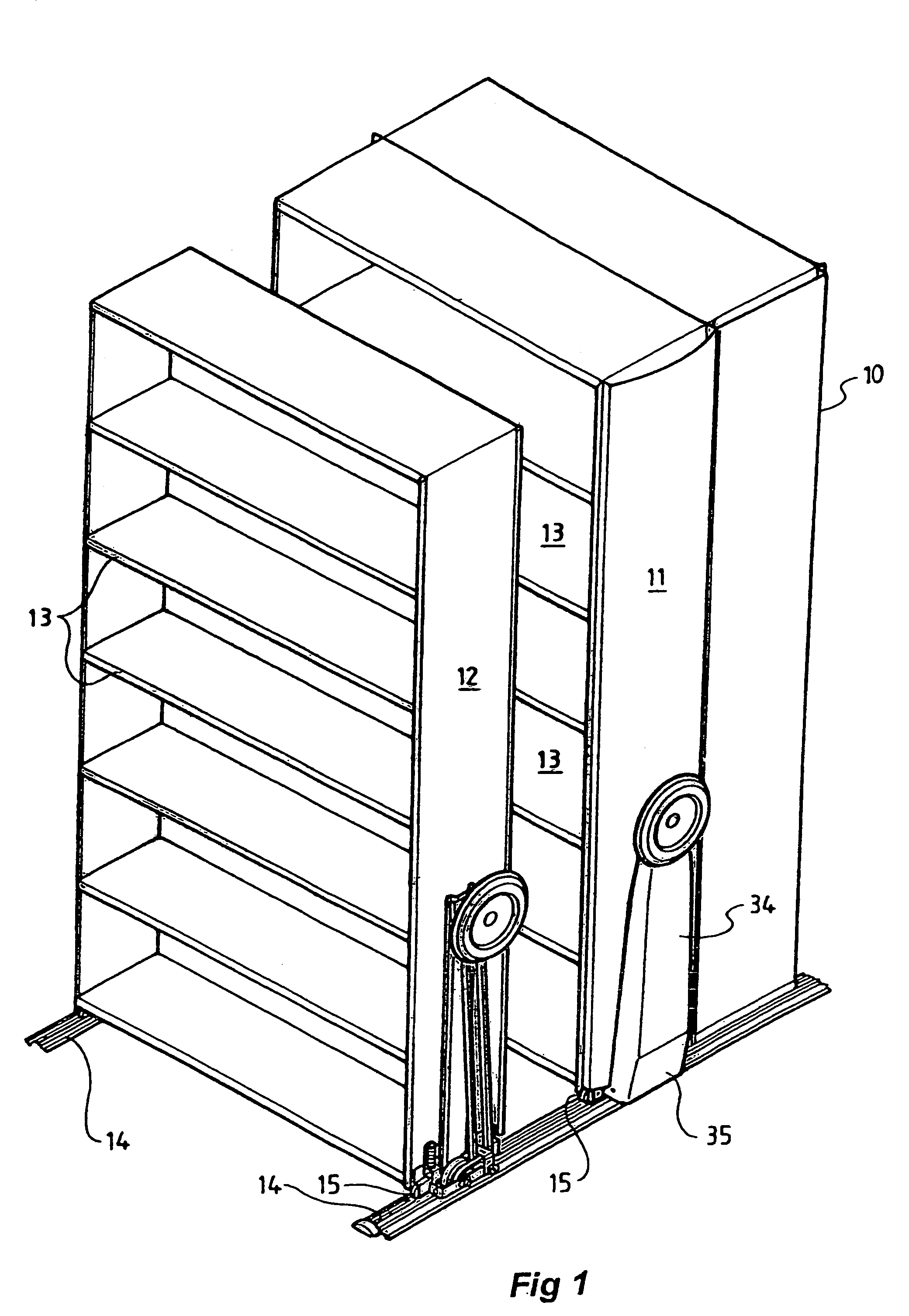 Drive mechanism for a track mounted body