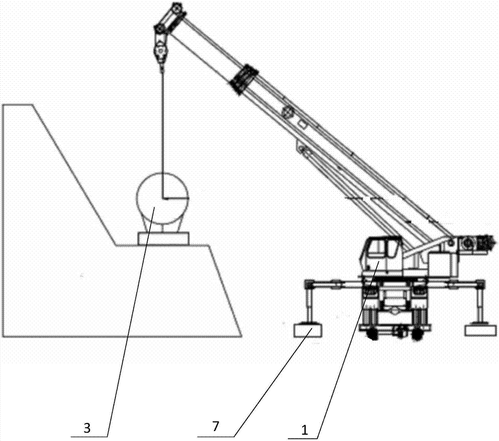 Hoisting method for construction along railway