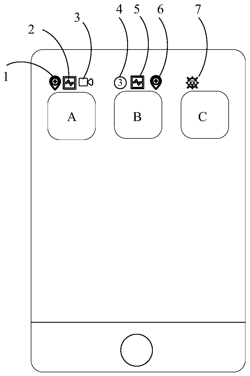 Application permission calling monitoring method and electronic equipment