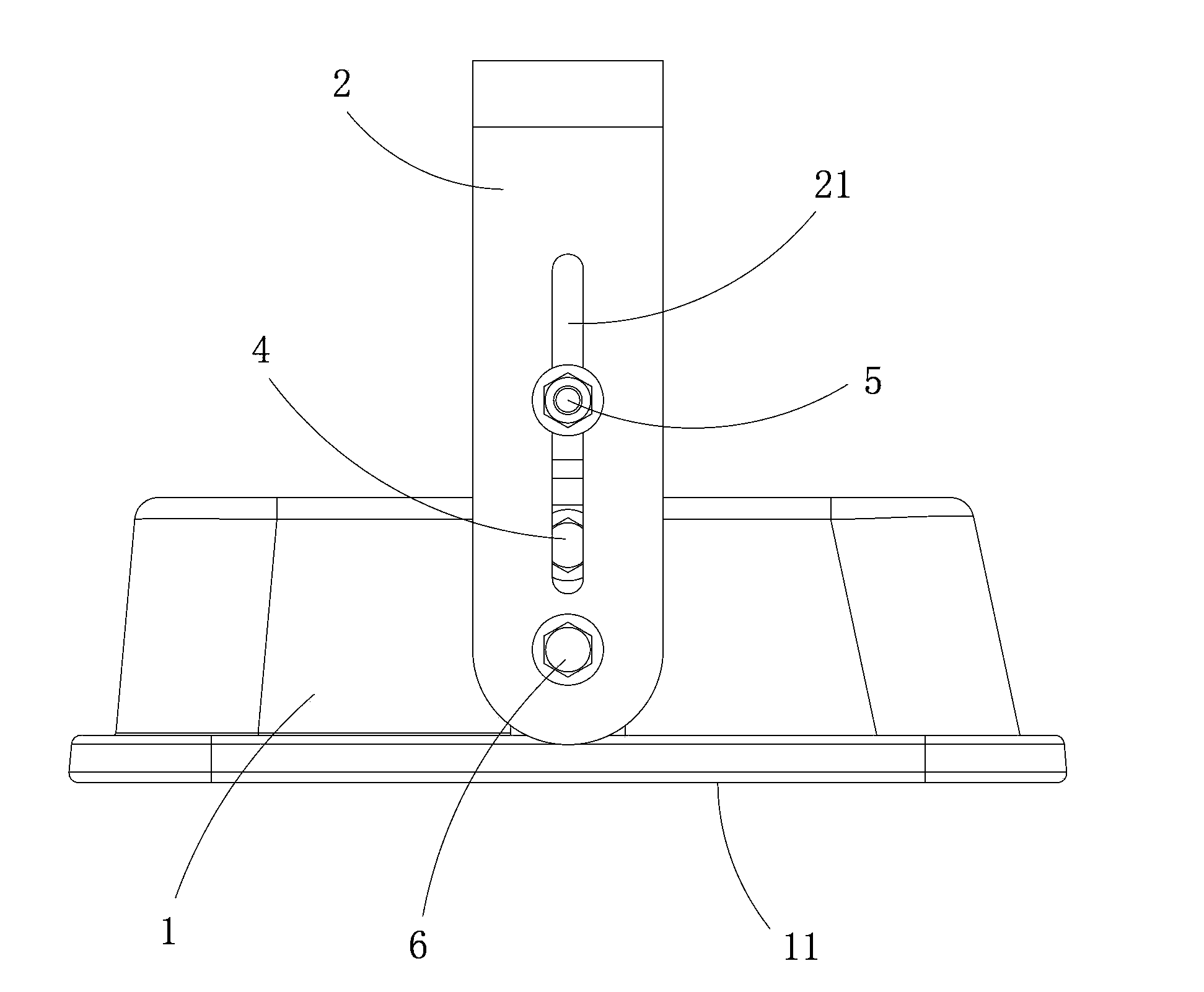 Lamp mounting structure