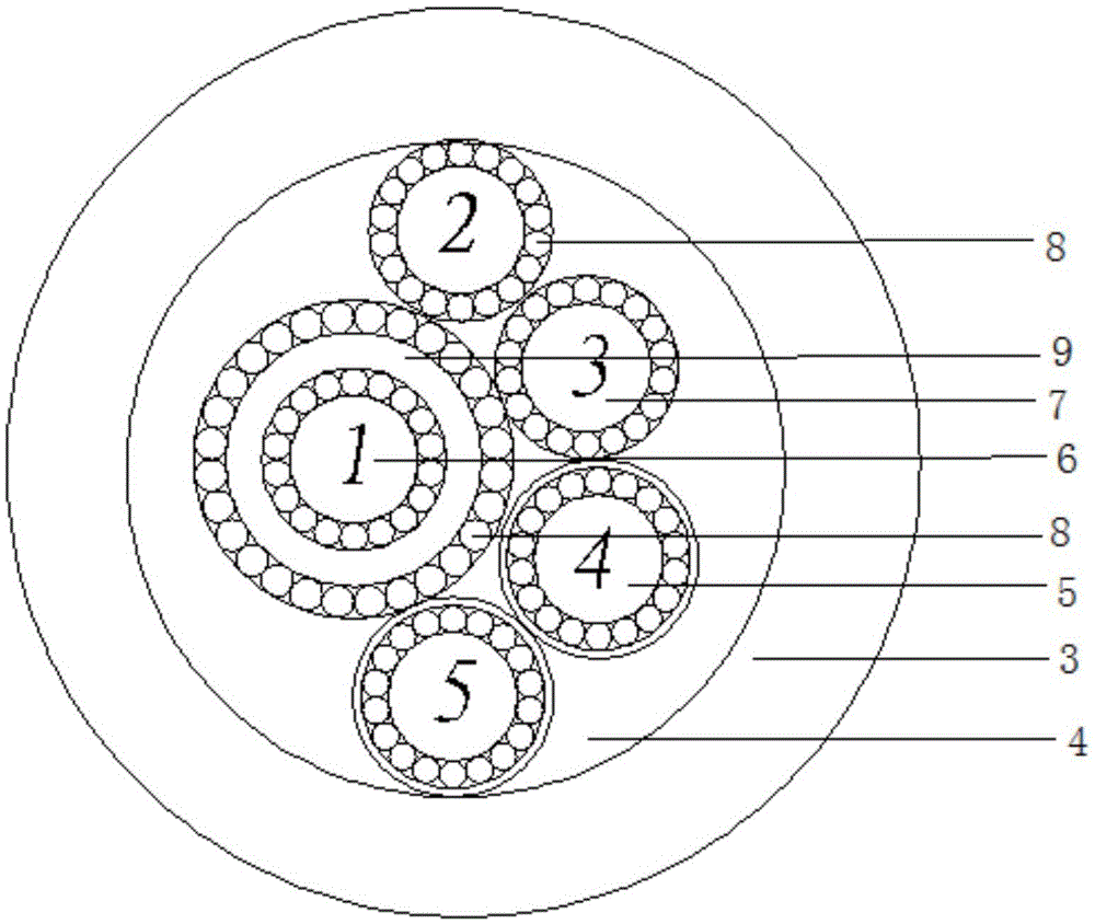 Elastic memory self-resetting earphone cable and preparation method thereof