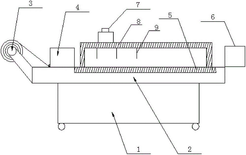 Automatic fabric cutting machine for agricultural production