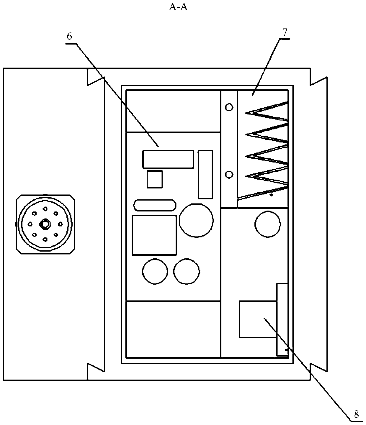 Deep sea plug-in lithium battery power supply unit and system