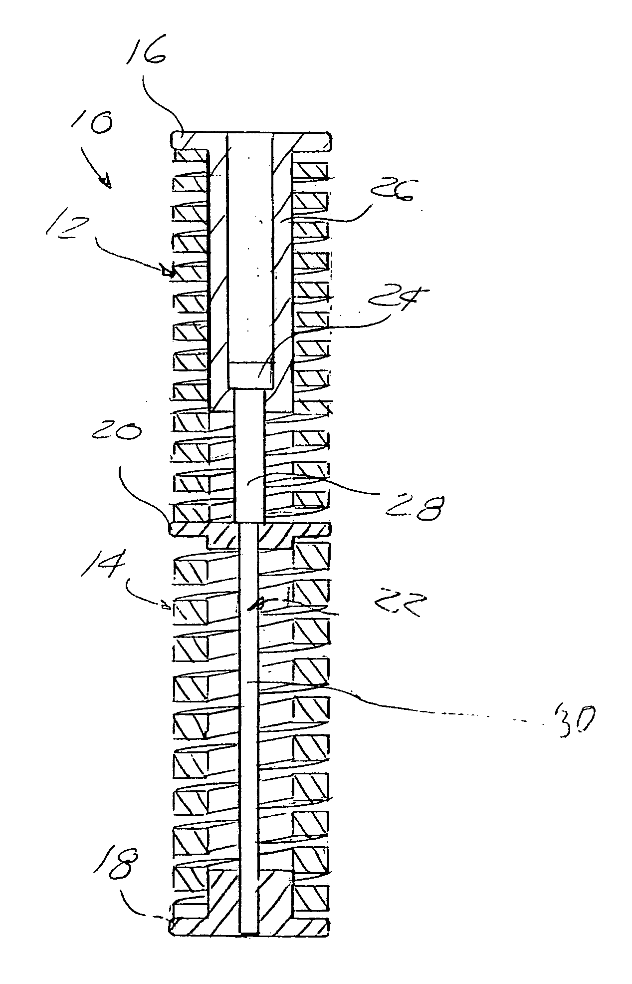 Long travel, high force combination spring