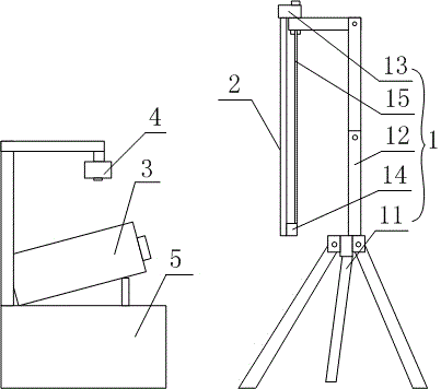 Display rack convenient for displaying engineering cost budgetary result