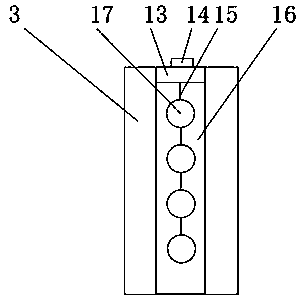 Hollow plastic building template capable of being conveniently replaced