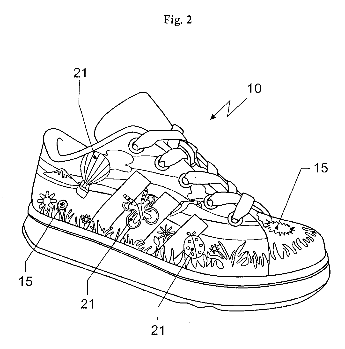 System for individualizing a shoe