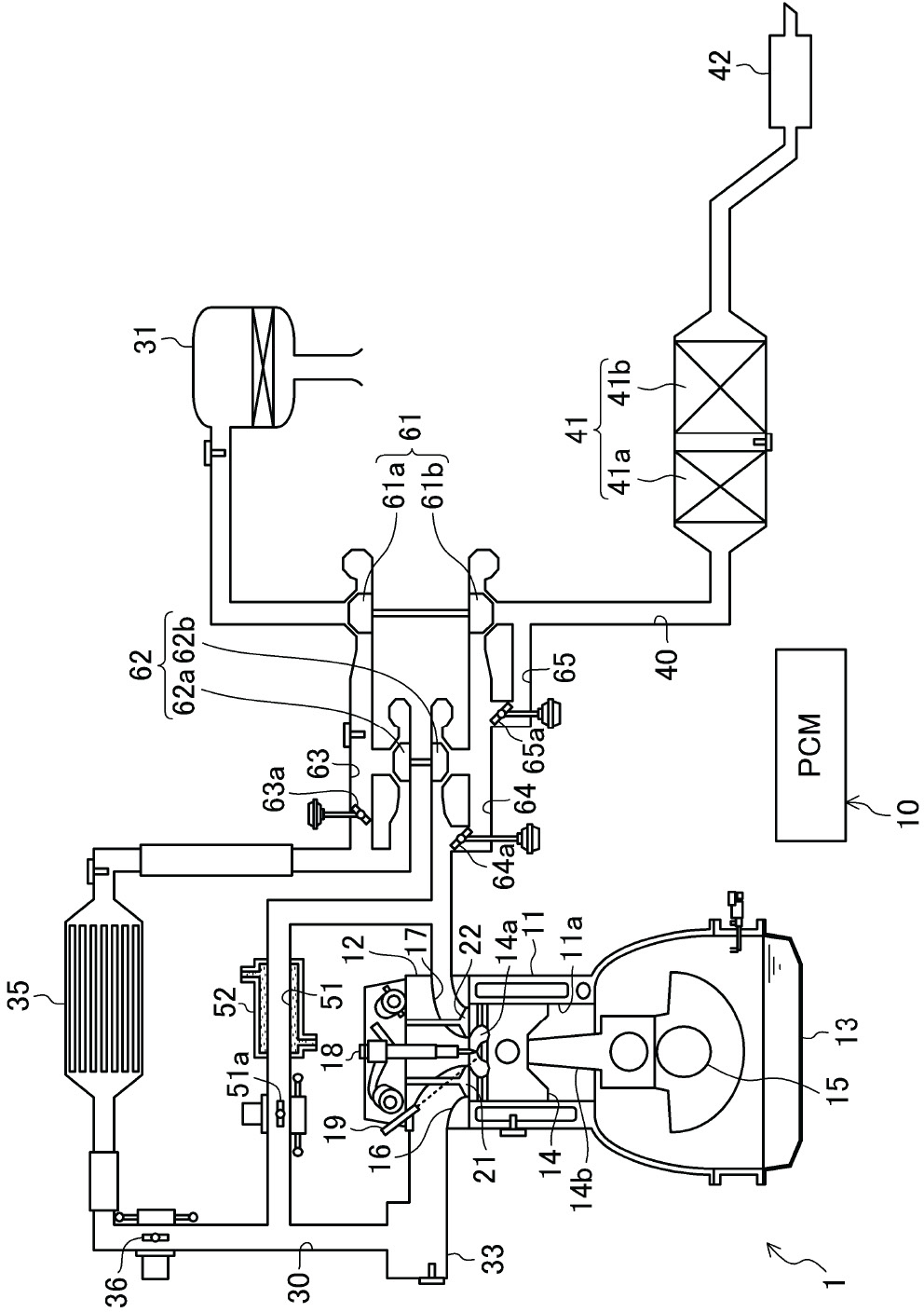 Diesel engine for vehicle