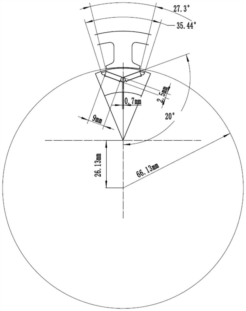 Electric vehicle permanent magnet motor composite rotor and preparation method thereof