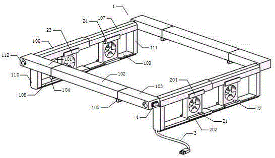 Foldable laptop radiator