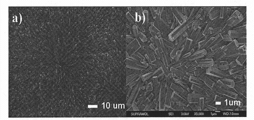 Face-type structural 3(8-hydroxyquinoline) aluminium nano and micro materials and preparation method thereof