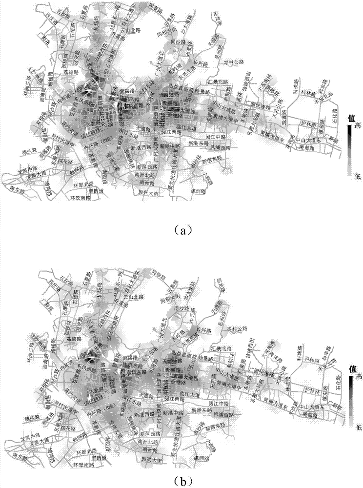 Road network important intersection extraction method based on floating car data