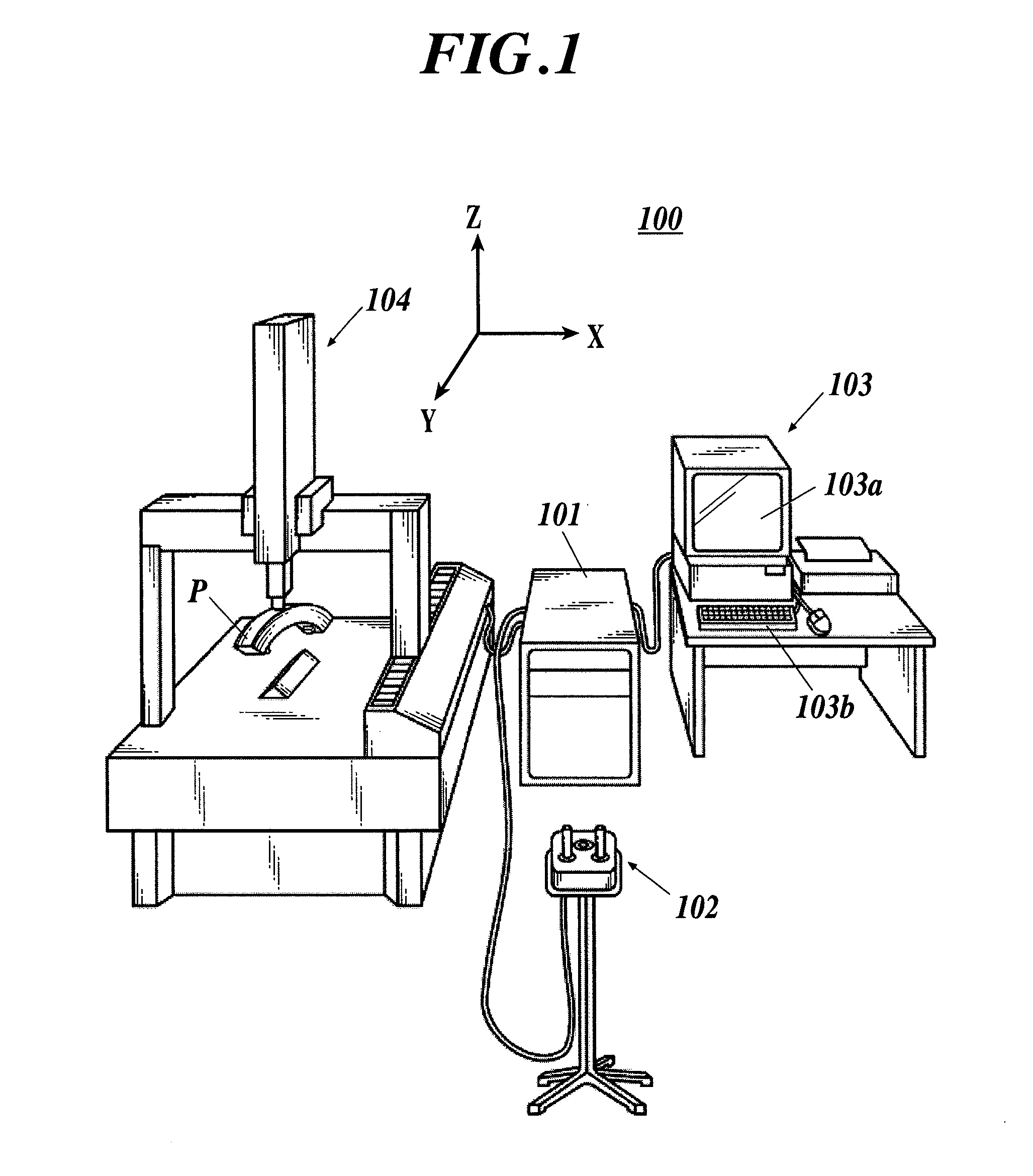 Shape measurement device