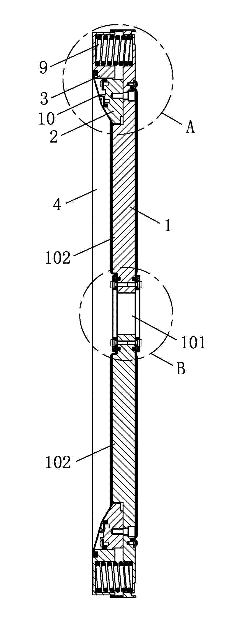 Filter plate group of horizontal type spring squeezer