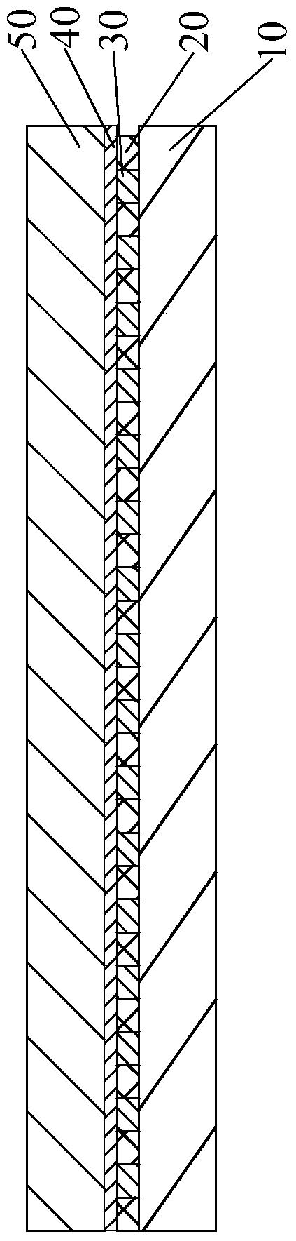 Production process of ultra-thin electromagnetic shielding film