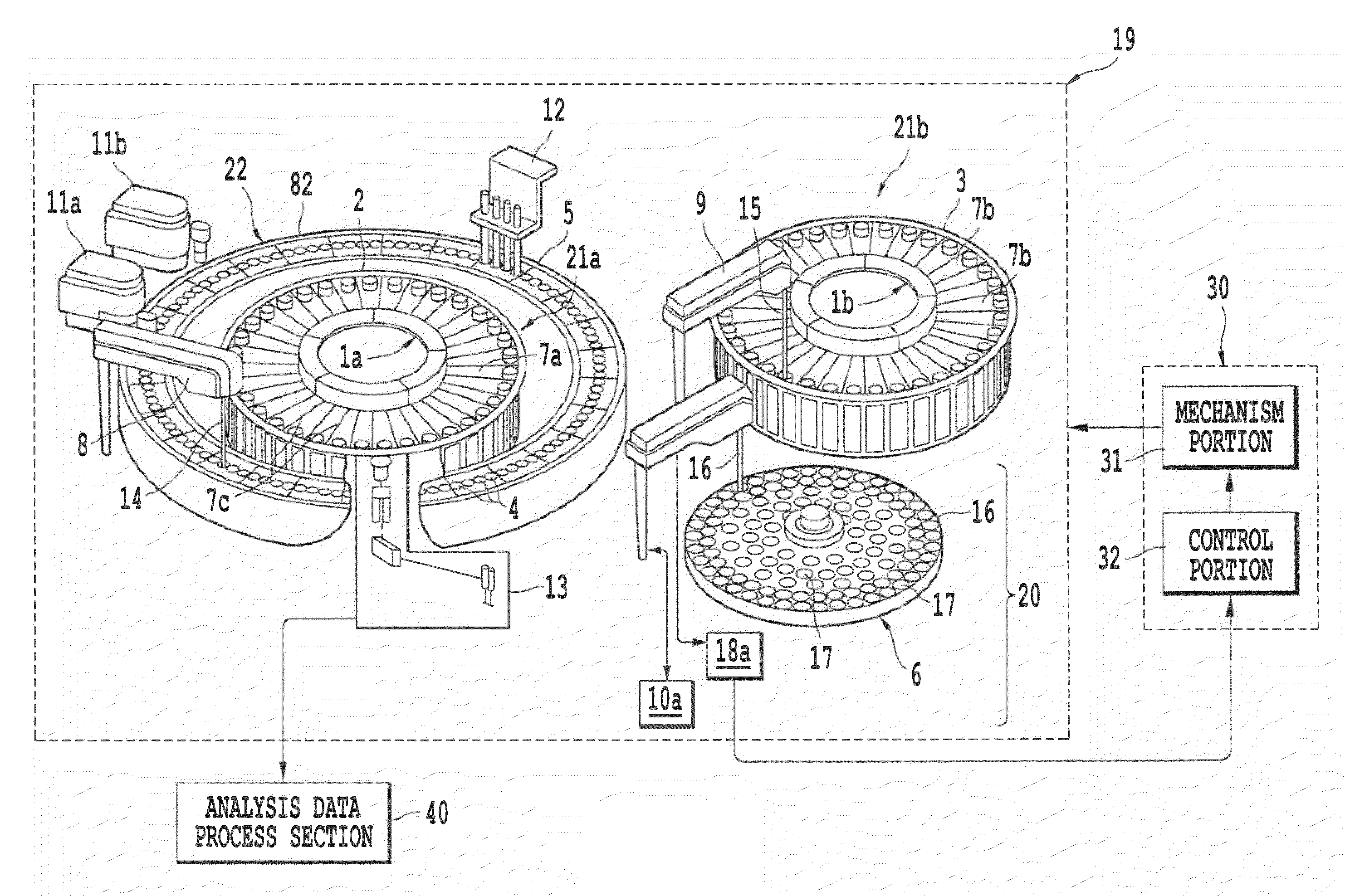 Autoanalyzer and probe elevating method